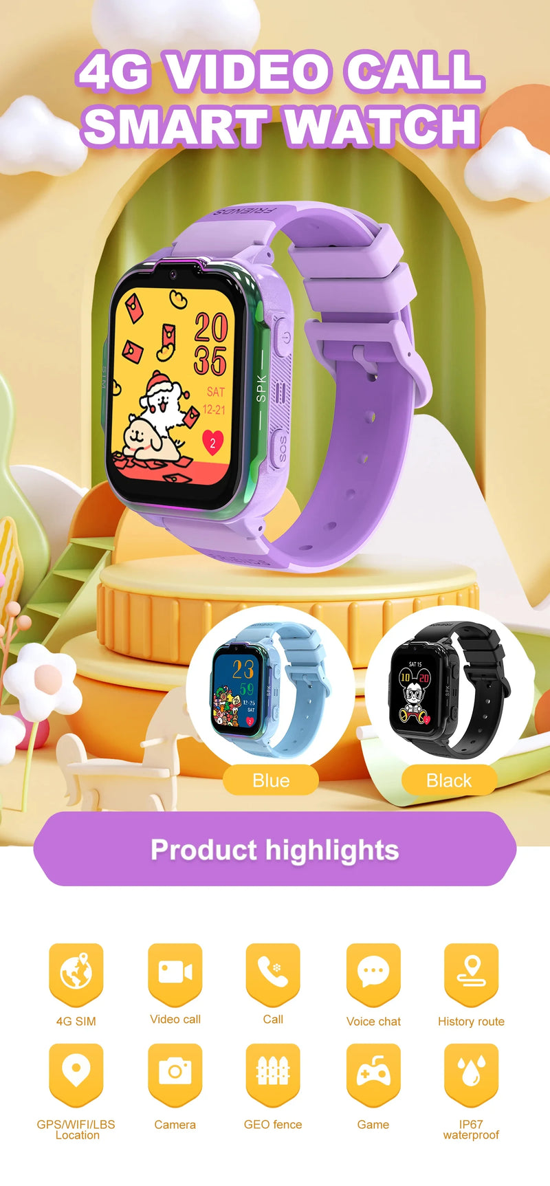 Smartwatch Infantil DH20